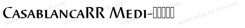 CasablancaRR Medi字体转换